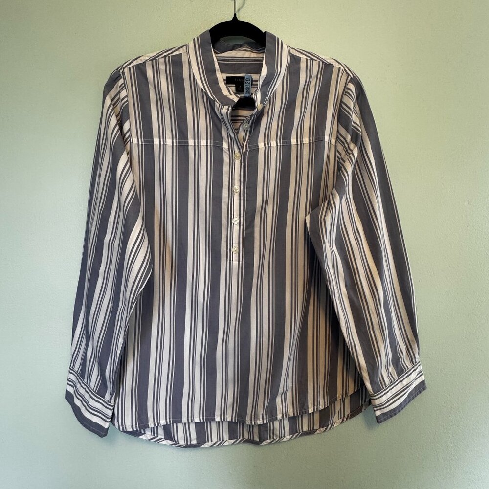 J. Crew Band-Collar Popover Shirt – Women’s Size 14 - MF0224